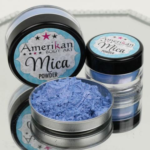 Duochrome Violet-Blue Mica Powder (discontinued by manufacturer - almost gone)